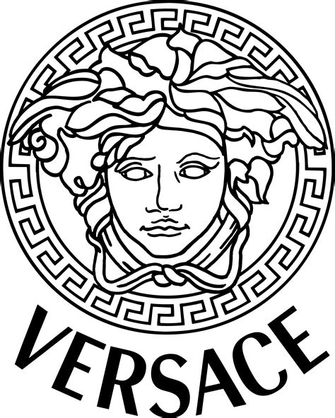 versace logo white png|versace logo explained.